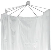 Zasłony prysznicowe - Spirella Ombrella White 1004441 parasol prysznicowy z zasłoną, szer. x wys.: 200 cm x 170 cm 10.04441 - miniaturka - grafika 1