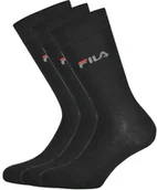 Skarpetki męskie - Fila Trójpak czarnych, cienkich wysokich skarpetek - miniaturka - grafika 1