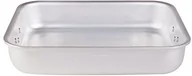 Patelnie - Pentole Agnelli pentole agnelli naczynie do pieczenia, prostokątny, z 2 uchwytami, aluminiowa, grubość: 5 MM, srebrny, srebro, 45X30 cm ALMR115045 - miniaturka - grafika 1