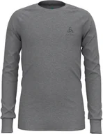 Pozostała odzież narciarska - Odlo Merino 200 Top Crew Neck L/S Kids, szary 104 2021 Koszulki bazowe termiczne i narciarskie 110979-10420-104 - miniaturka - grafika 1
