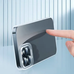 Baseus Przeźroczyste Etui Simple do iPhone 13 Pro Max białe - Etui i futerały do telefonów - miniaturka - grafika 16