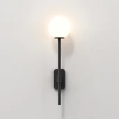 Lampy ścienne - Astro Lighting Kinkiet Tacoma Single Grande czarny 1429006 - miniaturka - grafika 1