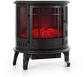 Kominki elektryczne - Klarstein Megeve, , ogień LED-owy, , , 1850 W, czarny FP16-Megeve - miniaturka - grafika 1