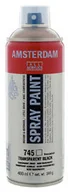 Farby i media malarskie - Talens Amsterdam W Sprayu 400 Czarny Transparentny 745 17167450 - miniaturka - grafika 1