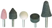 Akcesoria do elektronarzędzi - Profix Kamienie szlifierskie z trzpieniami 6mm 5 szt PROFIX - miniaturka - grafika 1
