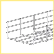 Kanały kablowe - Korytka siatkowe 105x400 mm (3 m) Korytka siatkowe o wysokości boku 105 mm, szerokości 400 mm (3 m) R1040E - miniaturka - grafika 1