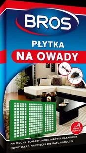 Bros PŁYTKA NA OWADY 1SZT - Zwalczanie i odstraszanie szkodników - miniaturka - grafika 2