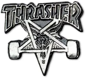 Dodatki do ubrań - THRASHER naszywka THRASHER SKATEGOAT LAPEL PIN - miniaturka - grafika 1
