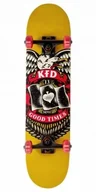 Deskorolki - Kfd skateboards KFD Young Gunz Deskorolka dla dzieci 7.5" Badge Yellow KFD-BAY-75 - miniaturka - grafika 1