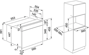 Piekarnik do zabudowy Franke Maris FMA 45 MW XS (131.0606.104) - Piekarniki do zabudowy - miniaturka - grafika 3