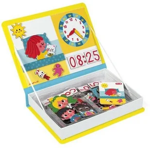 Janod Magnetyczna układanka Uczę się zegarka - Układanki dla dzieci - miniaturka - grafika 10