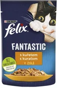 Mokra karma dla kotów - Purina Felix karma dla kota Fantastic kurczak w galarecie 26 x 85 g - miniaturka - grafika 1
