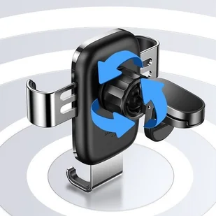 Baseus Glaze Uchwyt samochodowy grawitacyjny do telefonu na kratkę nawiewu czarny SUYL-LG01 - Uchwyty samochodowe do telefonów Baseus Glaze Uchwyt samochodowy grawitacyjny do telefonu na kratkę nawiewu czarny SUYL-LG01 - Uchwyty samochodowe do telefonów - miniaturka - grafika 3