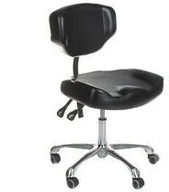 Wyposażenie studia tatuażu - Inkoo Taboret tatuażysty obrotowy z oparciem ELMO INKOO BD-ELMO - miniaturka - grafika 1