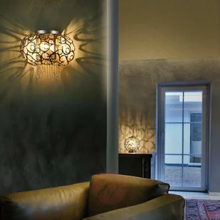 Paul Neuhaus Oświetlenie ALMIRA Lampa stołowa Rudy, 3-punktowe 4475-48 - Lampy stojące - miniaturka - grafika 2