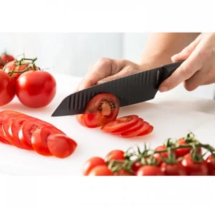 Klarstein Klarstein Kissaki Zestaw noży z powłoką zapobiegającą przywieraniu blok magnetyczny czarny KG10-Kissaki - Noże kuchenne - miniaturka - grafika 2