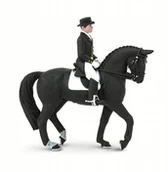 Figurki dla dzieci - Safari Koń Holsztyński z Jeźdźcem - Ltd. - 151105 - miniaturka - grafika 1