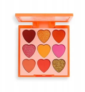 Makeup revolution Makeup Revolution Heart Breakers Paleta Cieni Fiery MUR-5166 - Palety i zestawy do makijażu - miniaturka - grafika 2