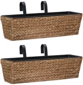 Donice - vidaXL Donice ogrodowe, 2 szt., hiacynt wodny - miniaturka - grafika 1