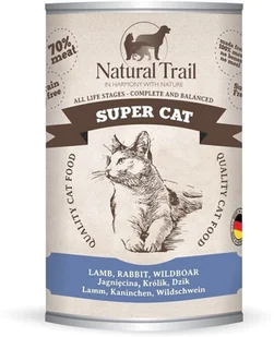 Natural Trail Super z Jagnięciną, Królikiem i Dzikiem 400 G - Mokra karma dla psów - miniaturka - grafika 2