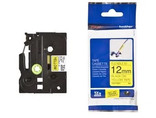 Brother TZe-FX631 12 mm, czarny na żółtym TZEFX631 - Papier do drukarek - miniaturka - grafika 2