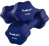 Hantle i ciężarki - Movit ZESTAW 2x HANTLE NEOPRENOWE 2,5 KG CIĘŻARKI 20040394 - miniaturka - grafika 1