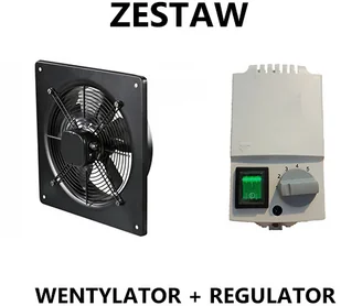 Wentylator przemysłowy wyciągowy YWF-4E-500B-137/35-B + Regulator obrotów Wentylator wyciągowy 500mm + Regulator obrotów - Wentylatory przemysłowe - miniaturka - grafika 4