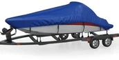 Żeglarstwo - shumee Pokrowiec na łódź niebieski 440 x 260 cm - miniaturka - grafika 1