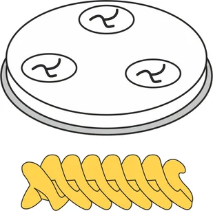 Hendi Końcówka Fusillo MPF2,5/4 229361 - Akcesoria gastronomiczne - miniaturka - grafika 2