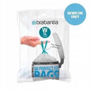 Brabantia Worki na śmieci W 5l 60 szt. 116827 - Kosze na śmieci - miniaturka - grafika 5
