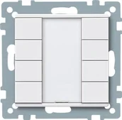 Wyłączniki światła i elektryczne - Merten 627819 przycisk 4-krotnie Plus, biały polarny, system M - miniaturka - grafika 1