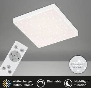 Briloner Gwieździste niebo LED Frameless CCT, 30x30cm - Lampy sufitowe - miniaturka - grafika 4