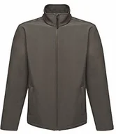 Kurtki i kamizelki sportowe męskie - Regatta Regatta męska profesjonalna Reid wodoodporna i odporna na wiatr kurtka softshell, Seal Grey (czarny), X-Small TRA654 74Y40 - miniaturka - grafika 1