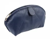 Kosmetyczki, organizery i kuferki - ELKOR (PL) Skórzana Kosmetyczka Półokrągła ELKOR (PL) Średnia - miniaturka - grafika 1