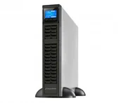 Zasilacze awaryjne UPS - PowerWalker UPS ON-LINE 1000VA CRS, 3X IEC OUT, USB/RS-232, LCD, RACK 19"/TOWER, 6A CHARGER VFI 1000 CRS - miniaturka - grafika 1
