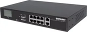 Switche - Intellinet Network Solutions network solutions Gigabit Switch PoE+ 8x RJ45 130W + 2x UpLink RJ45 Rack 19 LCD - miniaturka - grafika 1