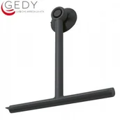 Akcesoria łazienkowe - Gedy Ściągacz wody do kabiny prysznicowej 22x3x23 cm, czarny matowy SH/ 264114 - miniaturka - grafika 1