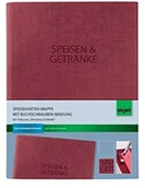 Teczki i skoroszyty - Sigel Sigel SM133 teczka na karty menu z mocowaniem na śrubę książkową, format A5, bordowa czerwień - inne wersje SM133 - miniaturka - grafika 1