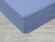 Prześcieradła - Darymex Prześcieradło z Jersey niebieskie 130/140x200 cm 5907761009806 - miniaturka - grafika 1