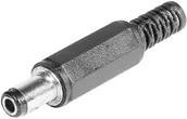 Kable - VS Electronic 609022 tuleja z tworzywa sztucznego wtyk DC, 2.5 MM X 5.5 MM X 9.5 MM 609022 - miniaturka - grafika 1