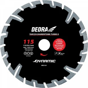 Dedra Tarcza diamentowa TURBO S HP2131 1801do1900-72-uniw - Tarcze do pił - miniaturka - grafika 2