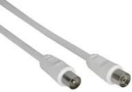 Kable - InLine Przewód antenowy, 2 X ekranowany, > 75dB, biały, 2 m, 1 szt. 69402 - miniaturka - grafika 1