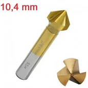 Frezy - Frez pogłębiacz stożkowy fazownik HSS 10,4 mm 90st - miniaturka - grafika 1