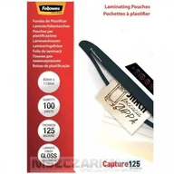 Folie do laminatora - Fellowes Folia do laminowania błyszcząca 83x113 mm 125 mikronów / 100szt - miniaturka - grafika 1