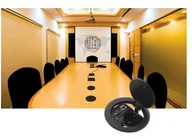 Inne akcesoria audio-wideo - Kramer RTBUS-21 okrągły panel stołowy z pokrywą, wycięcie 110 mm RTBUS-21 - miniaturka - grafika 1