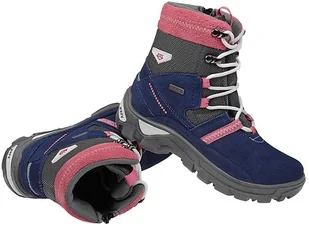 Bartek Trzewiki ocieplane Śniegowce 54139-17I BRTK-Tex Kozaki zimowe 57404 - Buty dla dziewczynek - miniaturka - grafika 4