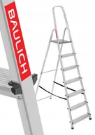 Drabiny - Drabina aluminiowa domowa Baulich 7 stopniowa +hak - miniaturka - grafika 1