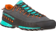 Sprzęt wspinaczkowy - La Sportiva TX4 Buty Kobiety, carbon/aqua EU 41 2020 Buty podejściowe 17X900615-41 - miniaturka - grafika 1