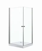 Kabiny prysznicowe - Novoterm Kabina prysznicowa z brodzikiem MADRIT 91x91 MADRIT KPL - miniaturka - grafika 1