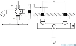 Omnires Y1231BL - Baterie wannowe i prysznicowe - miniaturka - grafika 2